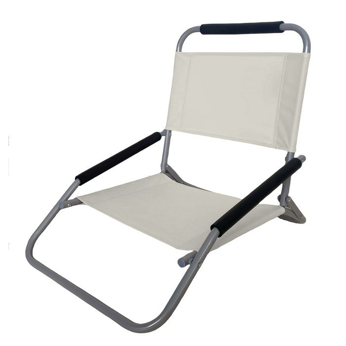 Sedia pieghevole bassa da spiaggia e campeggio