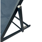 Sedia a sdraio da giardino in alluminio e textilene