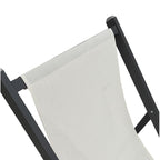 Sedia a sdraio da giardino in alluminio e textilene