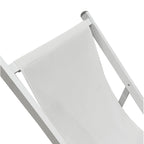 Sedia a sdraio da giardino in alluminio e textilene