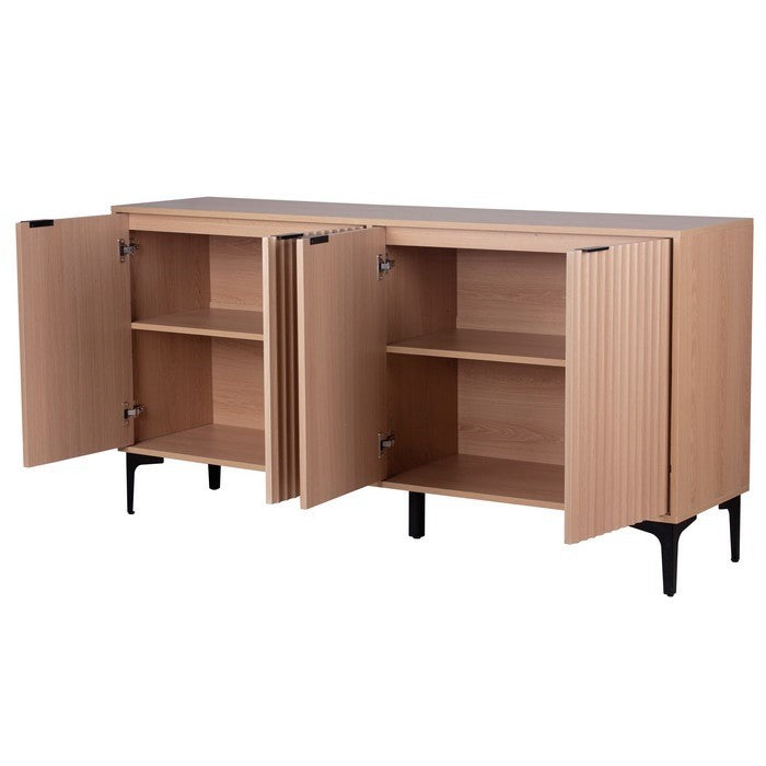 Credenza moderna con 4 ante in melamina legno - Lignum