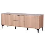 Mobile porta TV moderno con ante e cassetti in melamina legno - Lignum