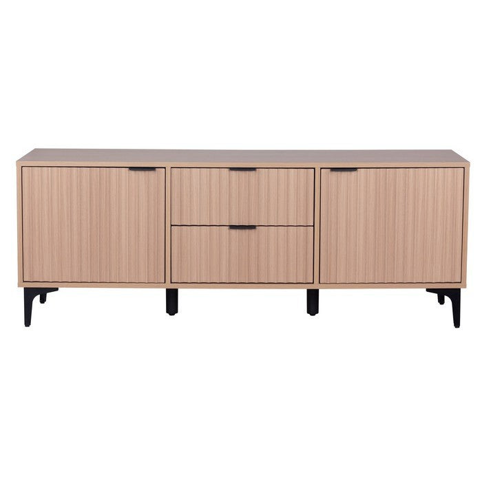 Mobile porta TV moderno con ante e cassetti in melamina legno - Lignum