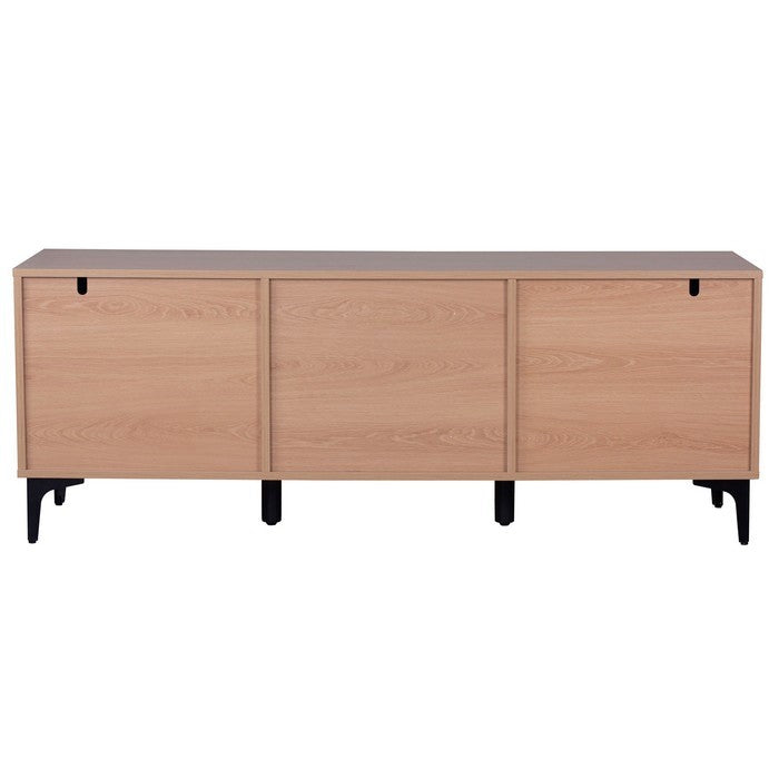 Mobile porta TV moderno con ante e cassetti in melamina legno - Lignum