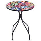 Set tavolo con sedie pieghevoli in metallo con mosaico - Sanremo