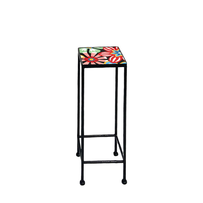 Supporto quadrato per piante con mosaico - Sanremo