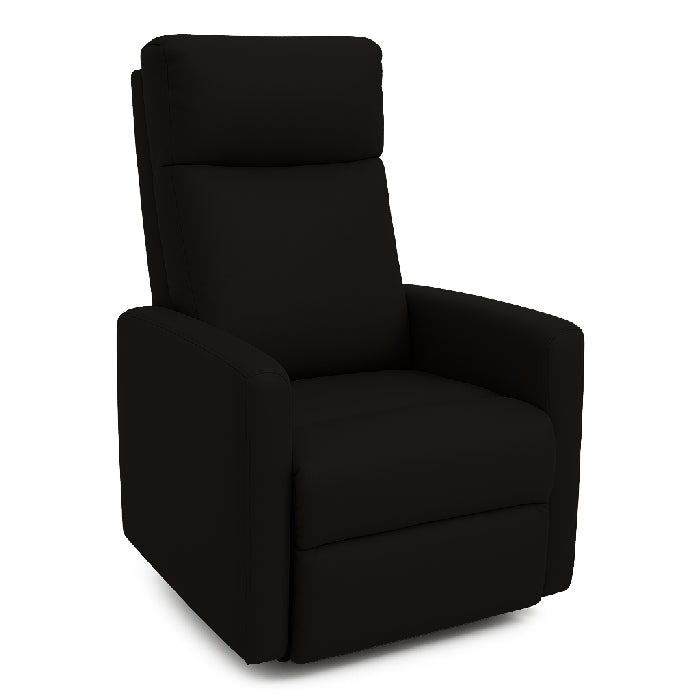 Poltrona reclinabile manualmente in ecopelle - Aura