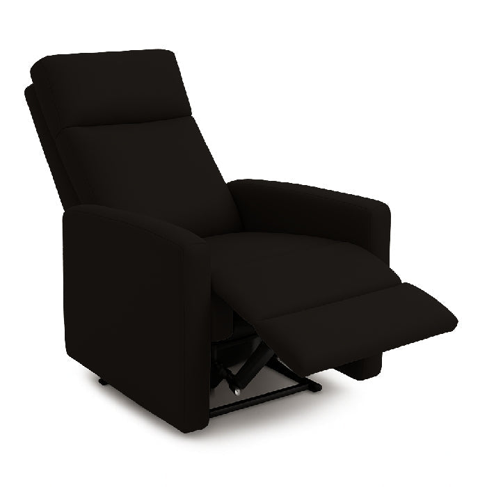 Poltrona reclinabile manualmente in ecopelle - Aura