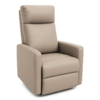 Poltrona reclinabile manualmente in ecopelle - Aura