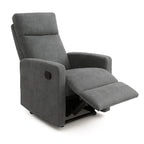 Poltrona reclinabile manualmente in tessuto - Relaxia