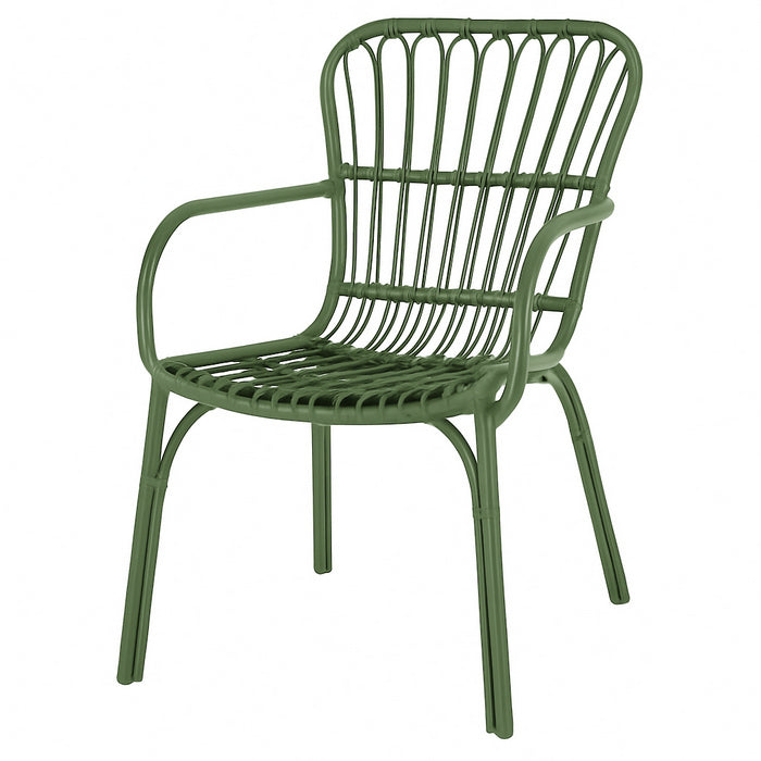 Poltrona da giardino in polipropilene effetto rattan - Meridiana