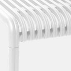 Tavolino quadrato da giardino in polipropilene - Meridiana