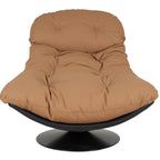 Poltrona relax girevole a 360° con seduta in pelle - Loft