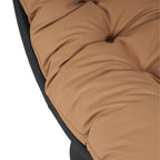 Poltrona relax girevole a 360° con seduta in pelle - Loft