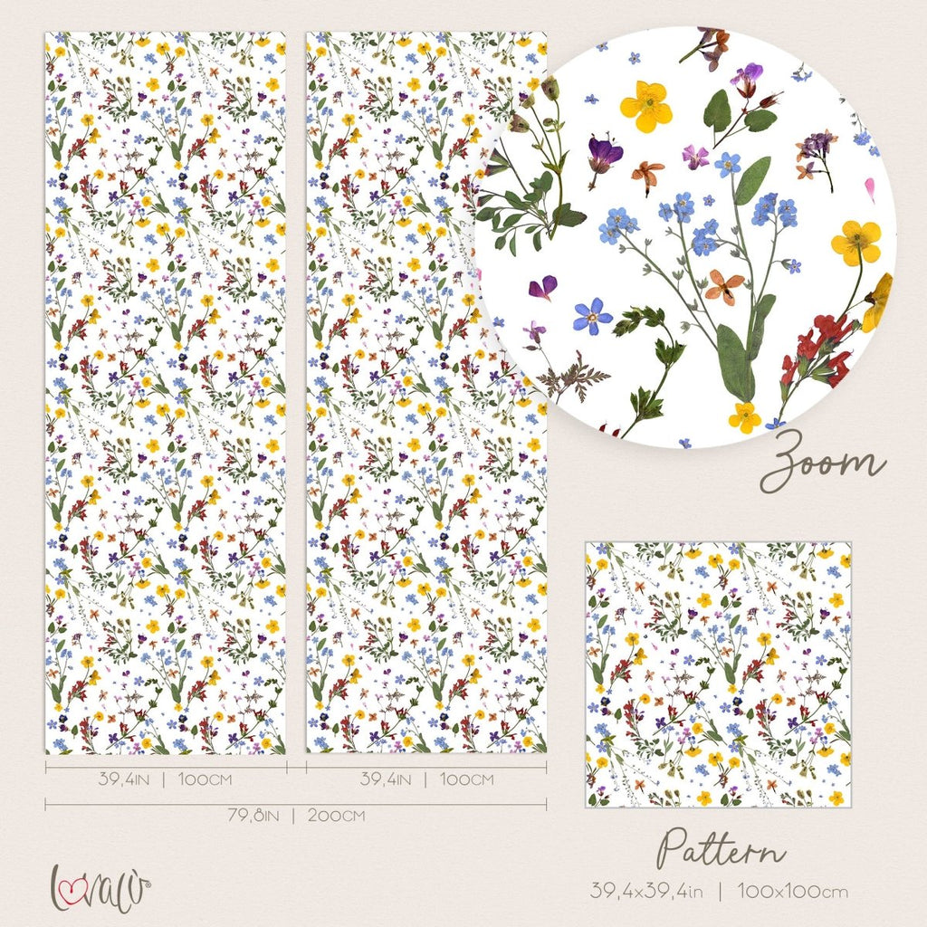 Dried Flowers Wallpaper - Herbolarium