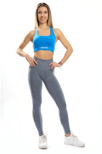 Leggings grigio modello POLLY a vita alta senza cuciture