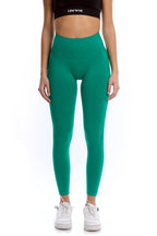 Leggings verde modello POLLY a vita alta senza cuciture