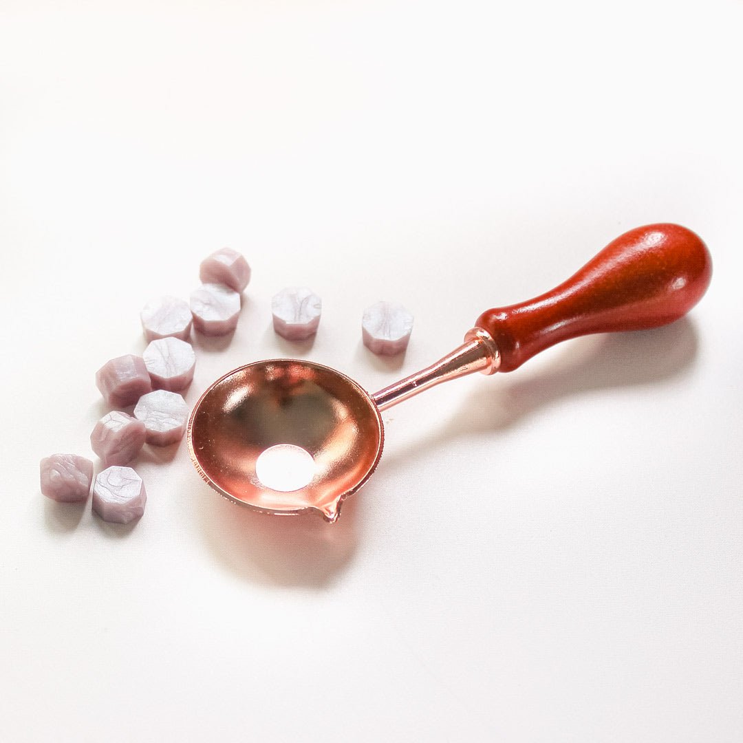 Melting spoon - wooden handle