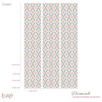 Carta da parati - Diamanti cream