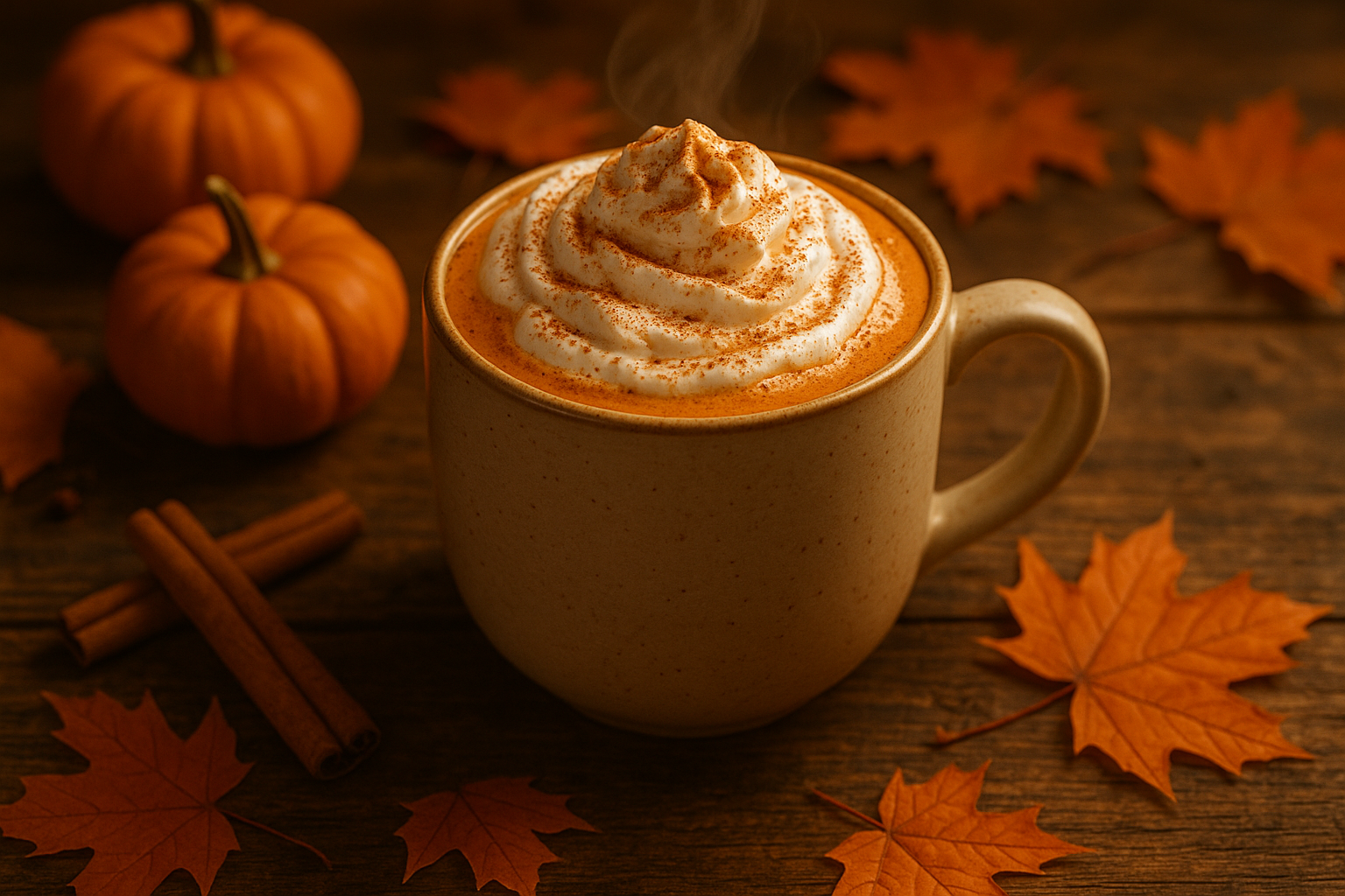 Pumpkin spice latte mug